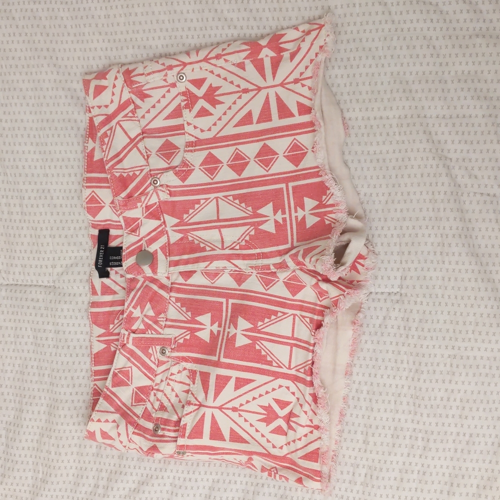 Forever 21 Southwestern Aztec Print Shorts